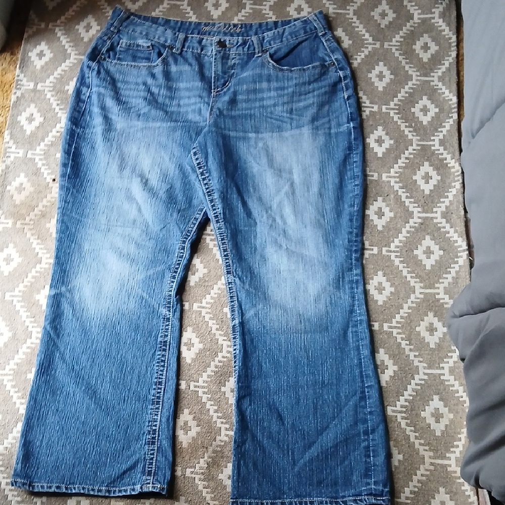 Maurices Blue Flare & Wide Leg Jeans